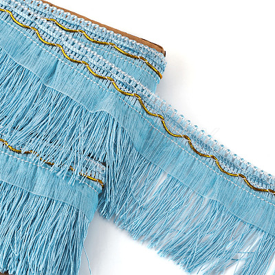 Polyester Tassel Fringe Trimming OCOR-TAC0008-21G-1