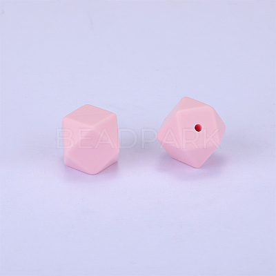 Hexagonal Silicone Focal Beads LS-SI-JX0020A-87-1