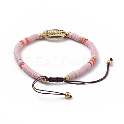 Nylon Thread Braided Beads Bracelets BJEW-JB04554-M-1