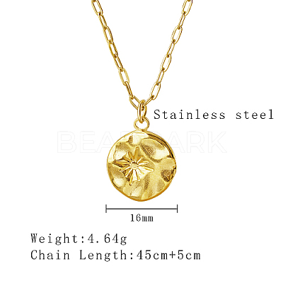 304 Stainless Steel Paperclip Chain Necklaces CA3598-1-1