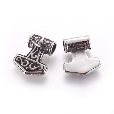 304 Stainless Steel Pendants STAS-P237-01AS-1
