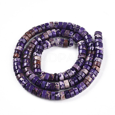 Natural Imperial Jasper Beads Strands G-N344-41F-1