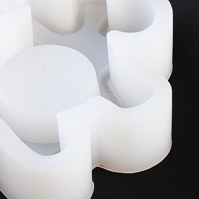 Silicone Christmas Theme Candle Holder Molds DIY-A040-04B-1