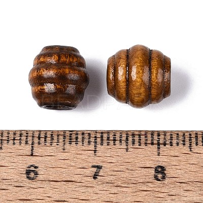 Natural Schima Wood Beads WOOD-Q001-03-1