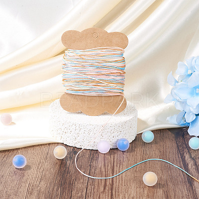 50M Gradient Color Waxed Polyester Cords YC-TADJ0001-04A-1
