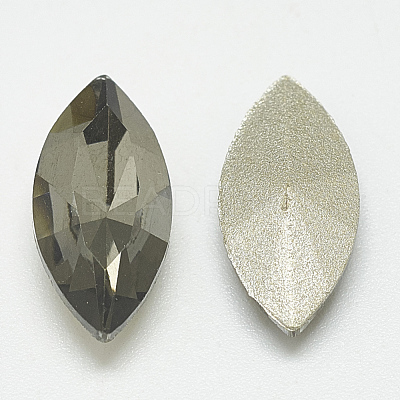 Pointed Back Glass Rhinestone Cabochons RGLA-T083-7x15mm-03-1