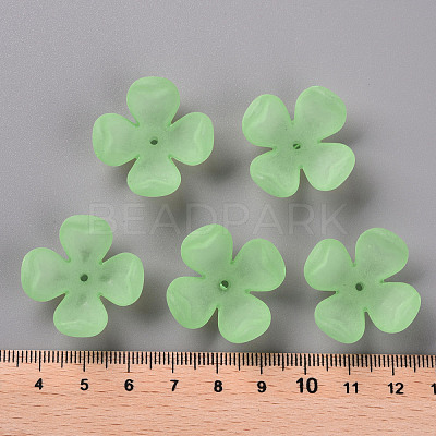 Frosted Acrylic Bead Caps MACR-S371-06A-733-1