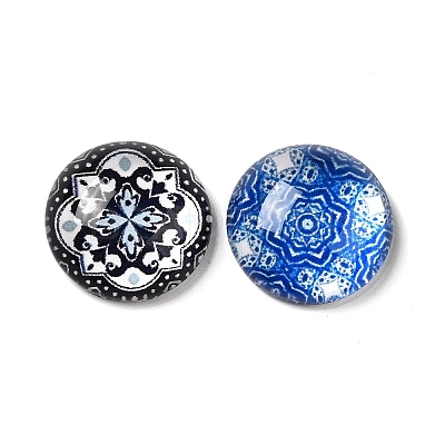 Glass Cabochons GLLA-Q087-02B-1