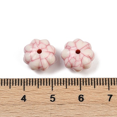 Acrylic Imitation Turquoise Beads OACR-S047-13-1
