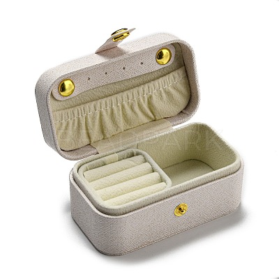 PU Imitation Leather Jewelry Box LS-LBOX-E001-01A-1