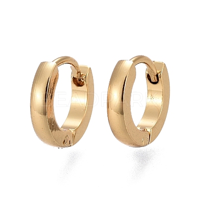 304 Stainless Steel Huggie Hoop Earrings EJEW-L252-043B-G-1