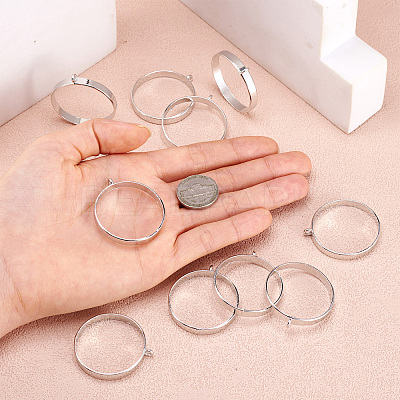 Alloy Open Back Bezel Big Pendants LS-PALLOY-TA0021-01P-1