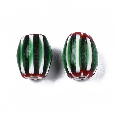 Handmade Millefiori Lampwork Beads LAMP-S197-024-1