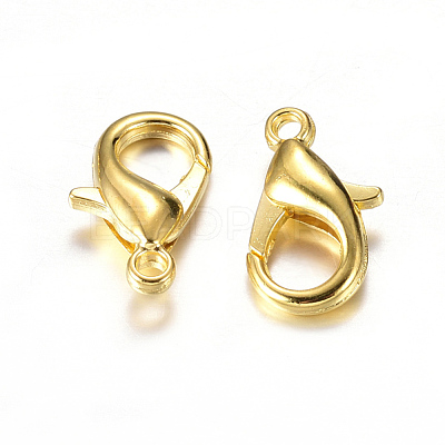Zinc Alloy Lobster Claw Clasps E103-G-NF-1