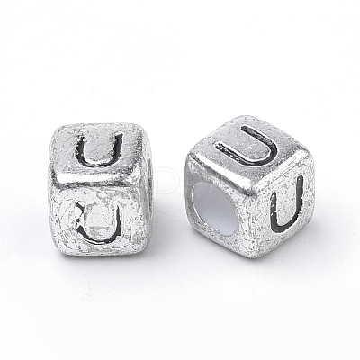 Plated Acrylic Beads PB43C9308-U-1
