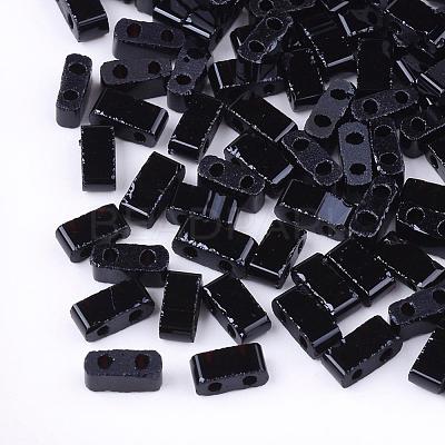2-Hole Opaque Glass Seed Beads SEED-S023-05F-1