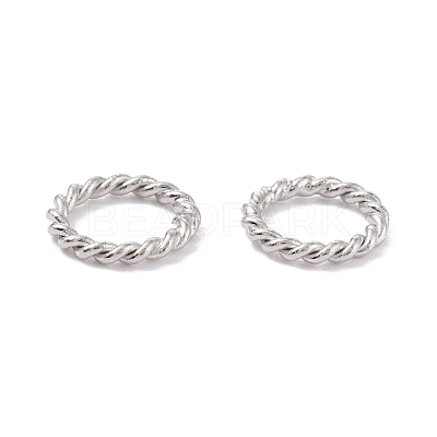 Brass Soldered Closed Jump Rings KK-K253-15B-01P-1