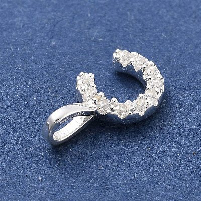 925 Sterling Silver with Cubic Zirconia Charms STER-Q004-01C-S-1