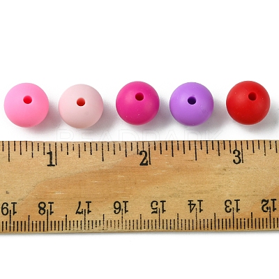 35Pcs Food Grade Eco-Friendly Silicone Focal Beads SIL-FS0001-22D-1