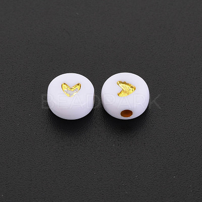 Plating Acrylic Beads PACR-R242-01-1