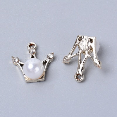 Alloy Crystal Rhinestones with ABS Bead Pendants FIND-WH0066-69-1