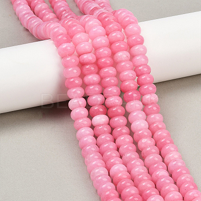 2 Strands Dyed Natural White Jade Beads Strands G-PA0001-23C-1
