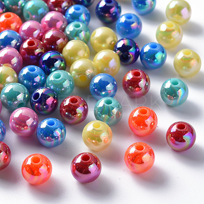 Opaque Acrylic Beads MACR-S370-D8mm-M2-1