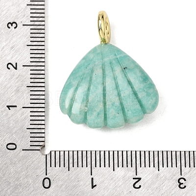Natural Amazonite Carved Pendants G-C282-05I-1