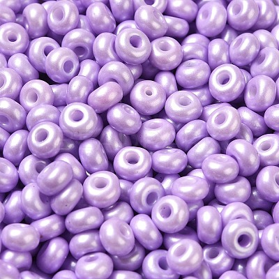 Baking Paint Luster Glass Seed Beads X1-SEED-B001-04A-09-1