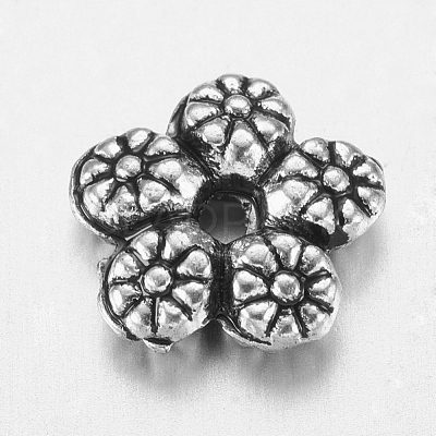Tibetan Style Alloy Spacer Beads LF10889Y-NF-1
