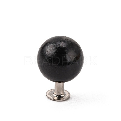 ABS Plastic Imitation Pearl Rivet Studs KY-L076-B-02-1