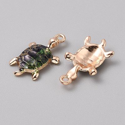 Alloy Enamel Pendants FIND-CJC0027-01G-11-1