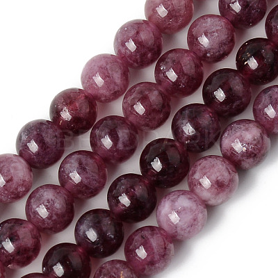 Natural Quartz Beads Strands G-R479-8mm-04-1
