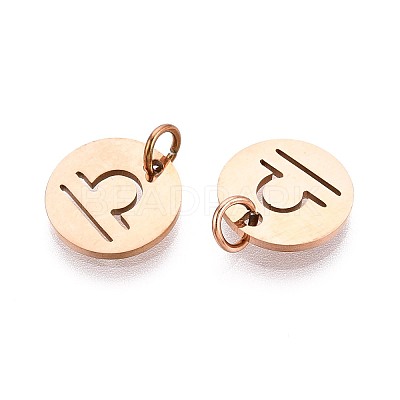304 Stainless Steel Charms STAS-Q201-T445-7R-1