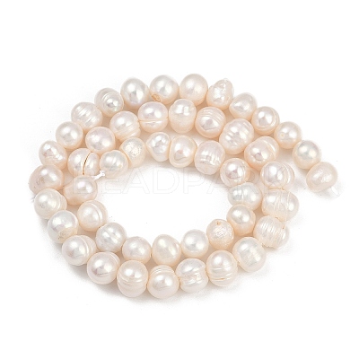Natural Cultured Freshwater Pearl Beads Strands PEAR-I007-07X-07A-1