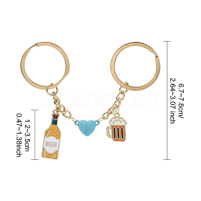 Alloy Enamel Keychain KEYC-YW00130-01-1