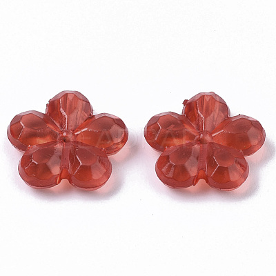 Transparent Faceted Acrylic Beads X-TACR-Q273-001-1