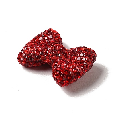 Polymer Clay Rhinestone Beads RGLA-D050-03G-1