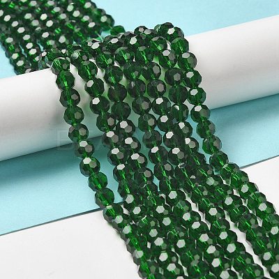 Transparent Glass Beads EGLA-A035-T8mm-D10-1