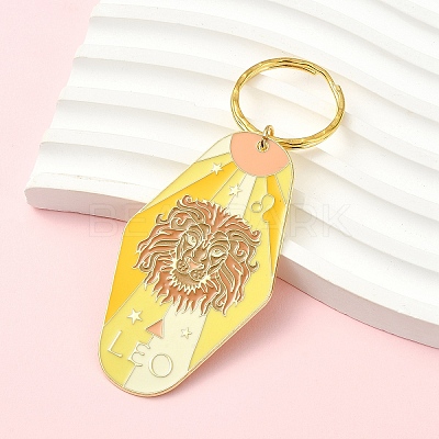 Alloy Enamel Keychains KEYC-YW00224-06-1
