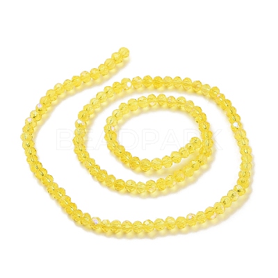 Electroplate Glass Beads Strands X1-EGLA-A034-T6mm-L02-1