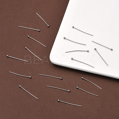 Tarnish Resistant 304 Stainless Steel Ball Head pins STAS-M010-25mm-01-1