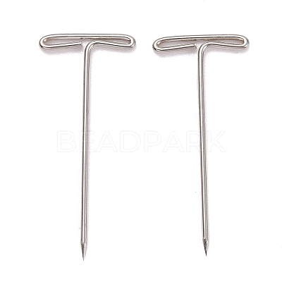Non-Tarnish Nickel Plated Steel T Pins for Blocking Knitting FIND-D023-01P-01-1