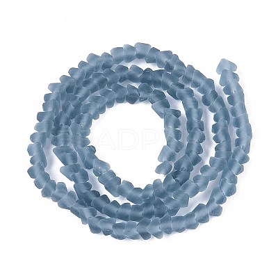 Frosted Transparent Glass Beads Strands LS-GLAA-N016-4mm-29-1