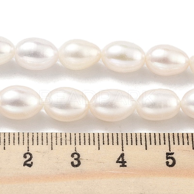 Natural Cultured Freshwater Pearl Beads Strands PEAR-P062-10F-1