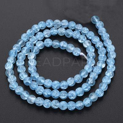 Crackle Glass Beads Strands GLAA-S192-D-006C-1