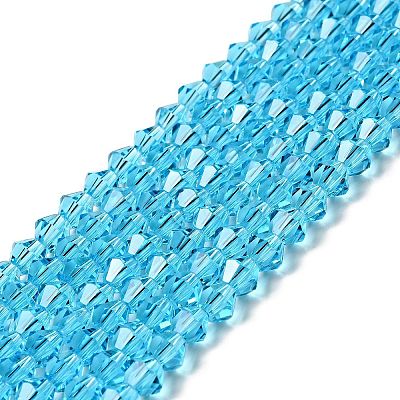 Imitation Austrian Crystal 5301 Bicone Beads X-GLAA-S026-6mm-06-1
