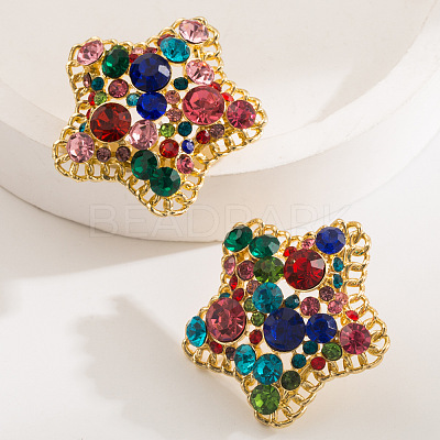 Alloy Stud Earrings for Women WG59F22-03-1
