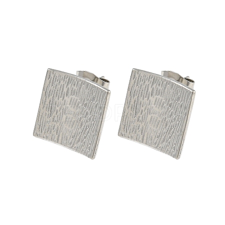 Non-Tarnish 304 Stainless Steel Stud Earring Findings STAS-A091-03A-P-1