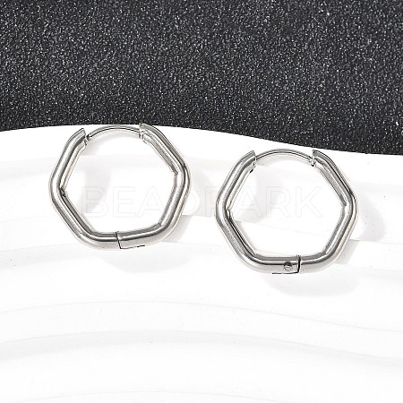 201 Stainless Steel Hoop Earrings EJEW-Z137-02P-04-1